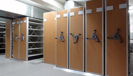 Regay przesuwne, regay jezdne - Regay Compactus (regay archiwalne, regay biblioteczne)