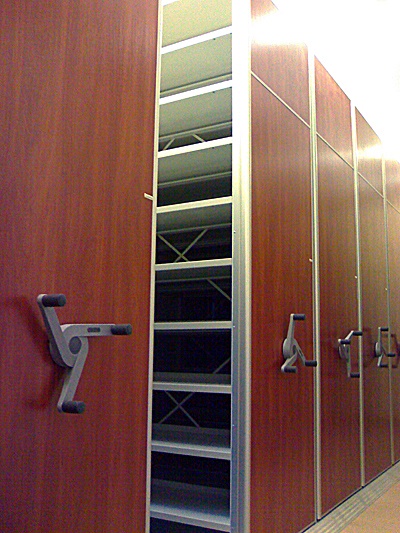 Regay przesuwne, regay jezdne - Regay Compactus (regay archiwalne, regay biblioteczne)