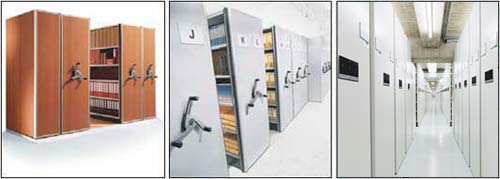 REGAY ARCHIWALNE - Regay jezdne - Regay przesuwne<br>COMPACTUS